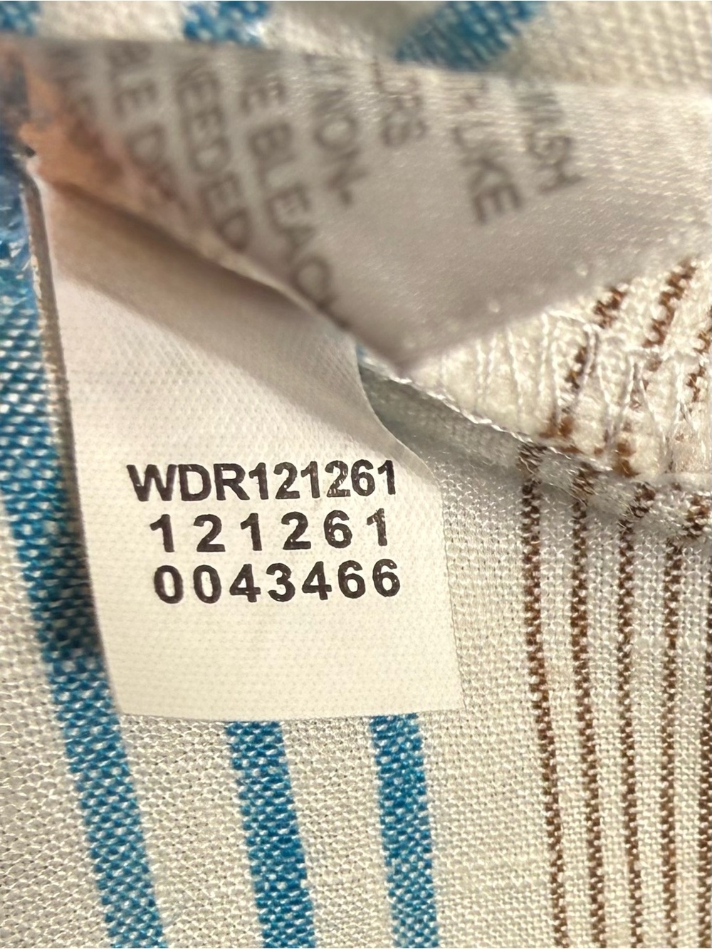 J. Jill Linen Sz L Blue and Beige Striped Midi Dress - Picture 4 of 8